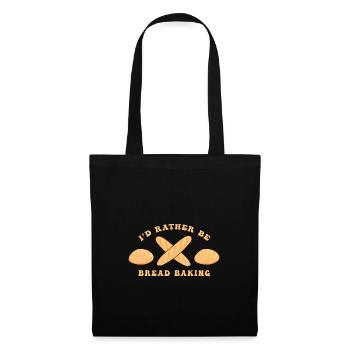 Baking bread Bread bakers Baking sourdough - Tote Bag - black - Front
