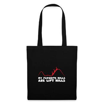 Roller Coaster Amusement Park Amusement Park - Tote Bag - black - Front