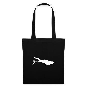 Lake Constance white - Tote Bag - black - Front