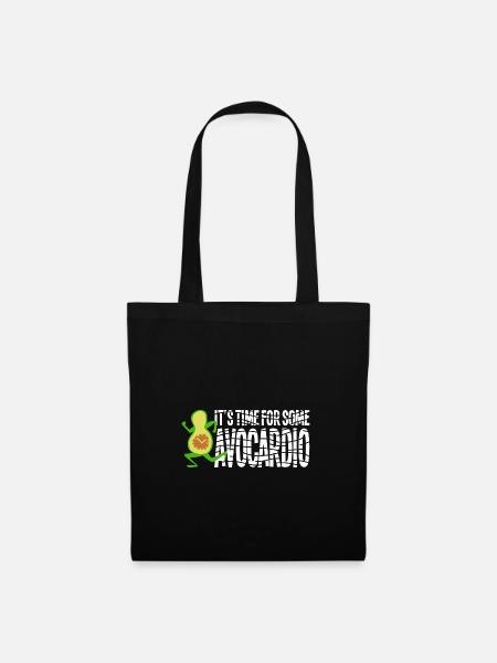 Avocado - Stoffbeutel - Schwarz