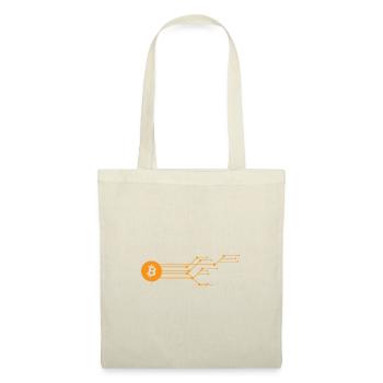 Bitcoin-Blockchain - Stoffbeutel - Natur - Vorne