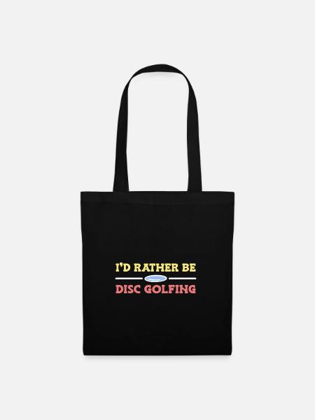 Disc Golf Frisbee - Stoffbeutel - Schwarz