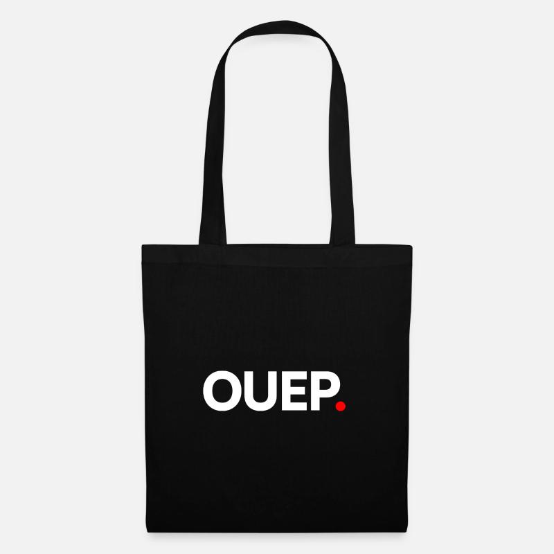 YEP | Minimalist humor expression - Tote Bag - black