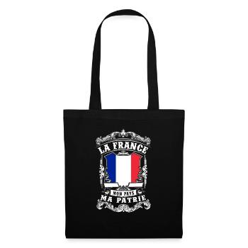 La France - Mon Pays - Ma Patrie - Tote Bag - black - Front
