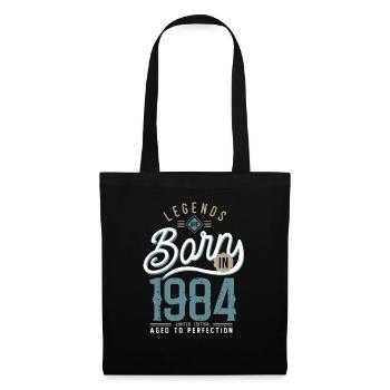 Legenden werden geboren 1984 Jubiläum - Stoffbeutel - Schwarz - Vorne