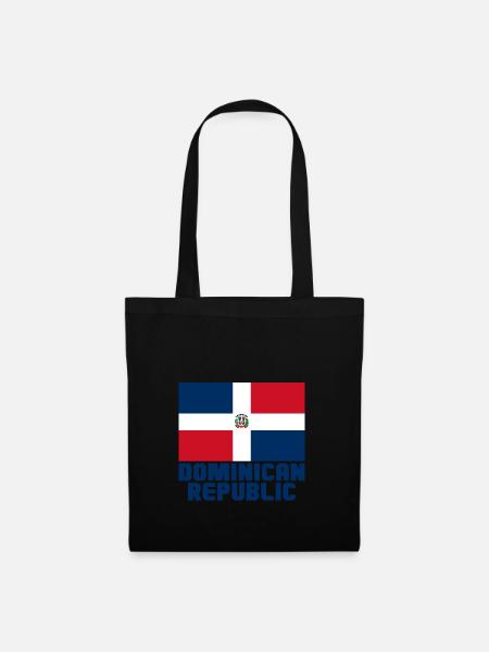 République dominicaine - Sac en tissu - noir