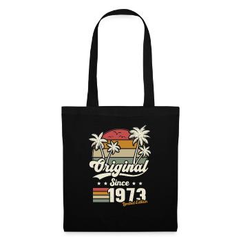 Geschenk 1973 Jahre Jubiläum Jahrgang Jahrgang geboren 1973 - Stoffbeutel - Schwarz - Vorne