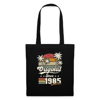 Geschenk 1985 Jahre Jubiläum Jahrgang Jahrgang geboren 1985 - Stoffbeutel - Schwarz - Vorne