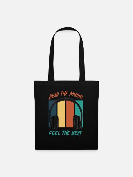 Hear The Music - Tote Bag - black