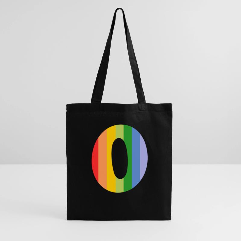 Buchstabe oder Regenbogen Stoffbeutel