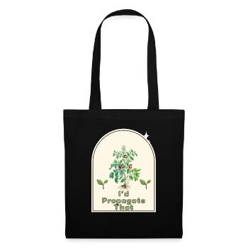 "I'd Propagate That" - Gardener's Humor Indoor - Tote Bag - black - Front