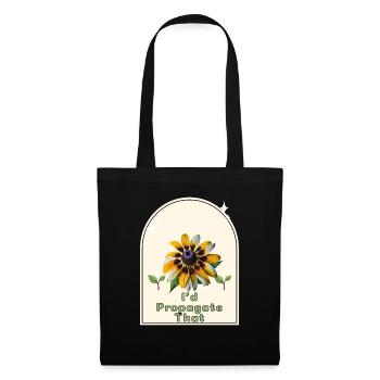 "I'd Propagate That" - Gardener's Humor Indoor - Tote Bag - black - Front