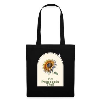 "I'd Propagate That" - Gardener's Humor Indoor - Tote Bag - black - Front