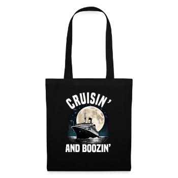 Cruising And Boozing Cruise Ship Vacation Group - Tote Bag - black - Front