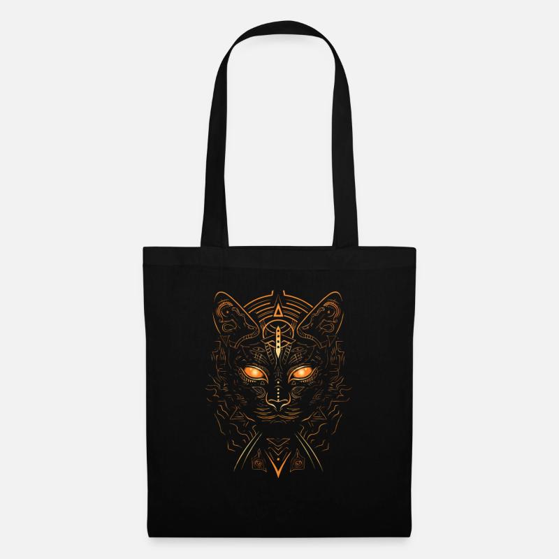 Bastet - Stoffbeutel - Schwarz
