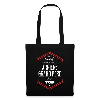 Arrière grand père parfait et au top - Sac en tissu - noir - Devant