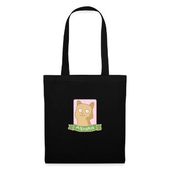 Alpaca animal sweet - Tote Bag - black - Front