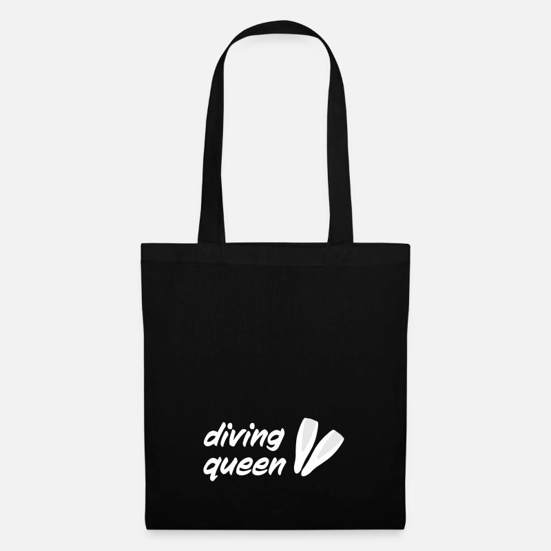 Diving queen - Stoffbeutel - Schwarz