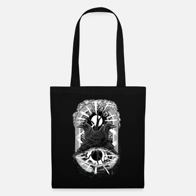 Raven Moon - Tote Bag - black