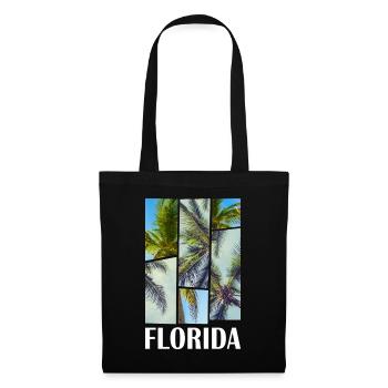 Florida USA Miami America Summer Palm Trees Beach - Tote Bag - black - Front