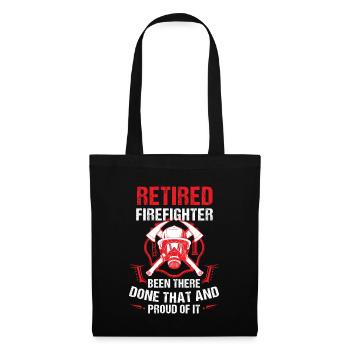 Retirement Fire Fighter hat diesen stolzen Rentner gemacht - Stoffbeutel - Schwarz - Vorne