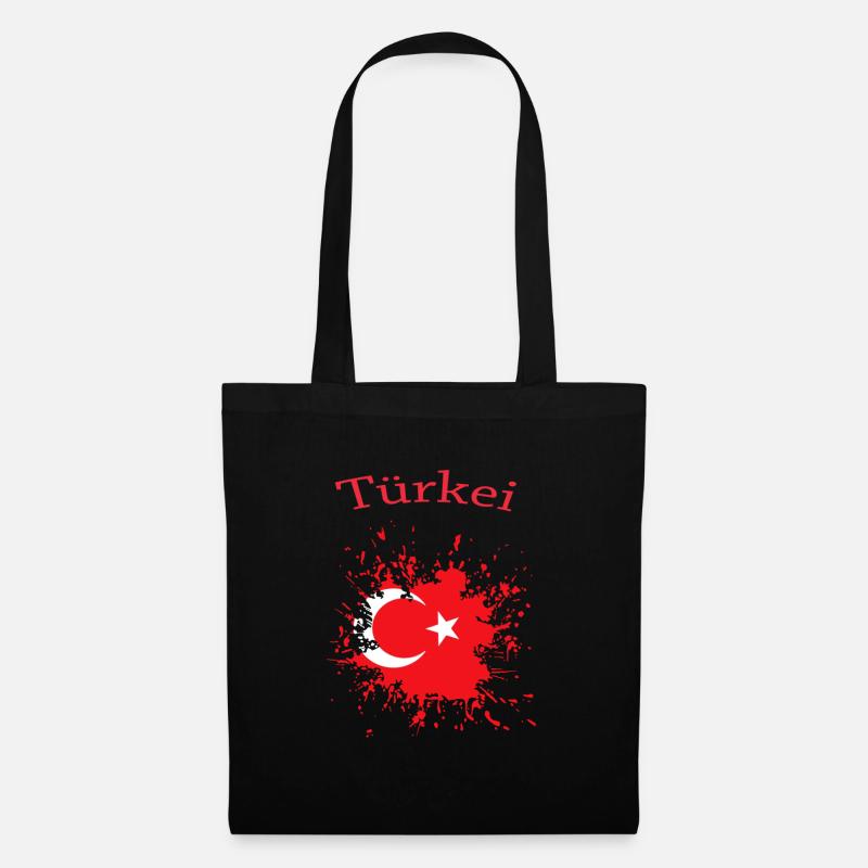 Türkei - Stoffbeutel - Schwarz