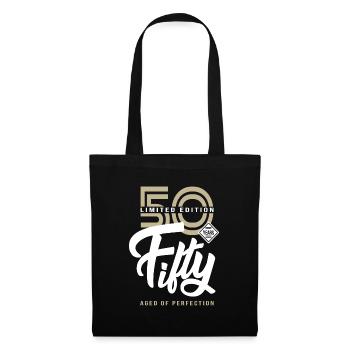 50 years Fifty birthday gift 50 years - Tote Bag - black - Front