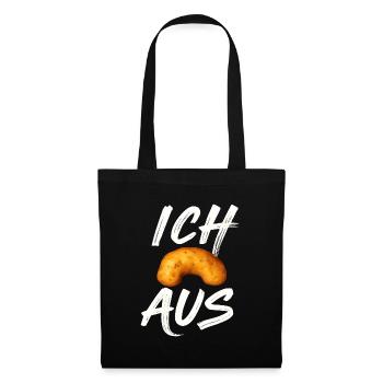 Lustiger Spruch Humor Ich Flip Aus Geschenkidee - Stoffbeutel - Schwarz - Vorne