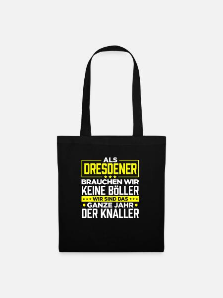 DRESDENER - Böller - Stoffbeutel - Schwarz