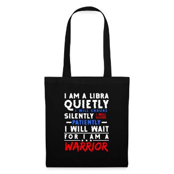 Libra Horoscope Date of Birth Star - Tote Bag - black - Front