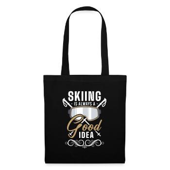 Ski Alpen Pistensau skis - Sac en tissu - noir - Devant