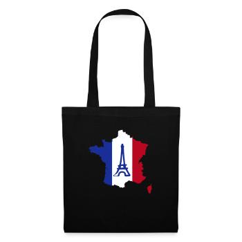 France - Tote Bag - black - Front