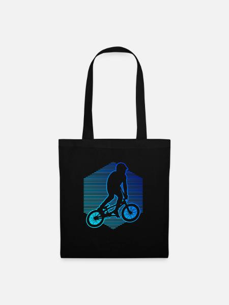 Herren Damen Radfahren Bike bmx jungen bmx fahrrad - Stoffbeutel - Schwarz