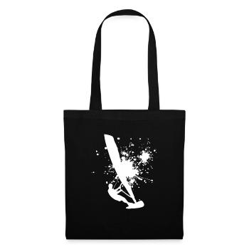Surfing Women Windsurfer Men Surfer Windsurfing - Tote Bag - black - Front