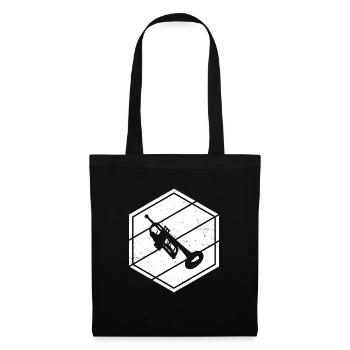 Trompettes Trompettes Hommes Trompettes Jouant de Trompette - Sac en tissu - noir - Devant