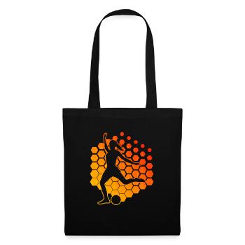Women's Footballers Playing Football Players - Tote Bag - black - Front