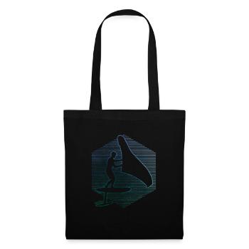 wingsurf wingfoil hydrofoil Women foilwing - Tote Bag - black - Front