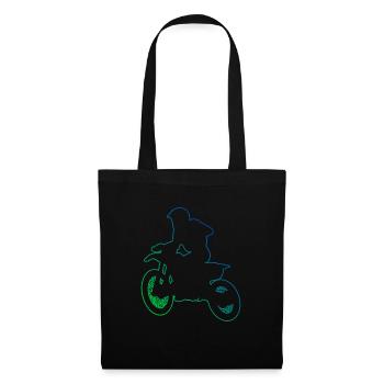Supermotard Motocross Motocross Motocross Motocross Femmes - Sac en tissu - noir - Devant