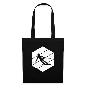 Skiers Stunt Skiers Men's Freestyle Skiers - Tote Bag - black - Front