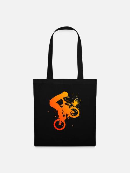 Bike Damen bmx bmx fahrrad Radfahren bmx jungen - Stoffbeutel - Schwarz