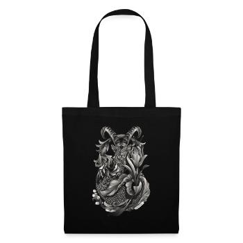 Capricorn Zodiac - Tote Bag - black - Front