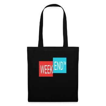 Weekend finally weekend - Tote Bag - black - Front