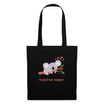 Sieste koalifiée - Sac en tissu - noir - Devant