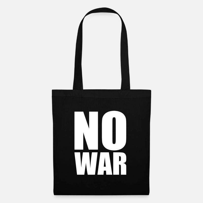 No war - Stoffbeutel - Schwarz
