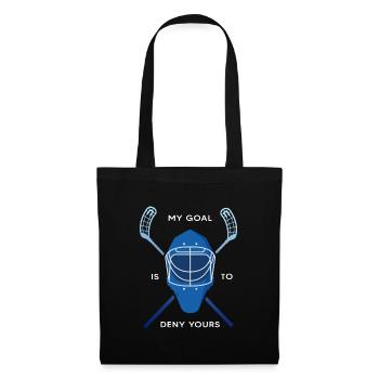 Floorball floorball « Floorball goalkeeper » unihoc - Sac en tissu - noir - Devant