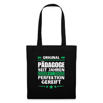 Pédagogue mûri à la perfection - Sac en tissu - noir - Devant