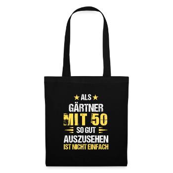 Good-looking gardener at 50 - Tote Bag - black - Front