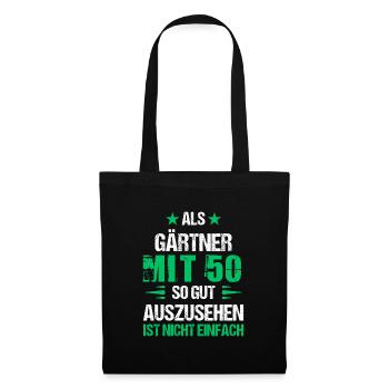 At 50 handsome gardener - Tote Bag - black - Front