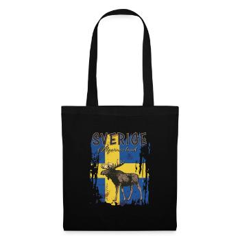 Sverige - Älgarnas land - Sweden - Tote Bag - black - Front