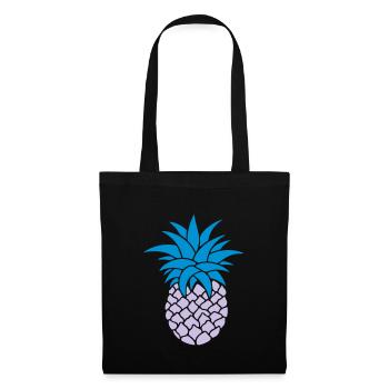 ANANAS STYLISÉ - Sac en tissu - noir - Devant